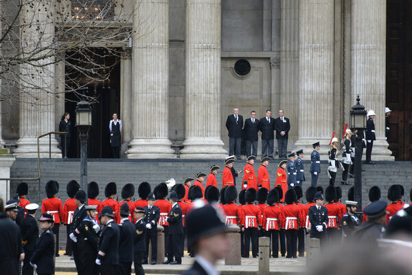 Baroness Thatcher's funeral