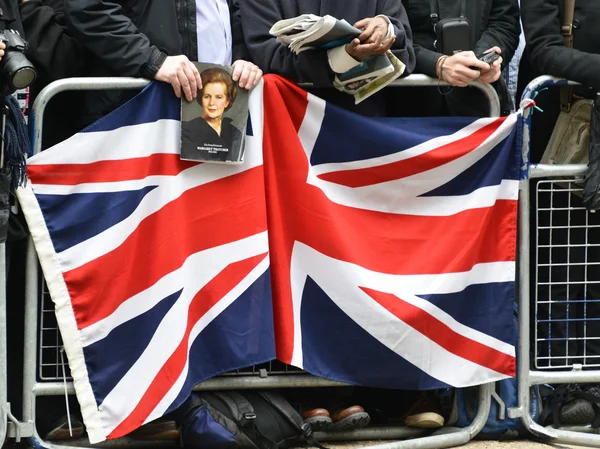 Il funerale della baronessa Thatcher — Foto Stock