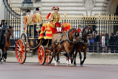 Londra, İngiltere Parlamentosu devlet açılışı
