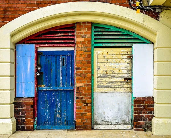 Fachada colorida — Fotografia de Stock