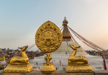Katmandu'da boudhanath stupa