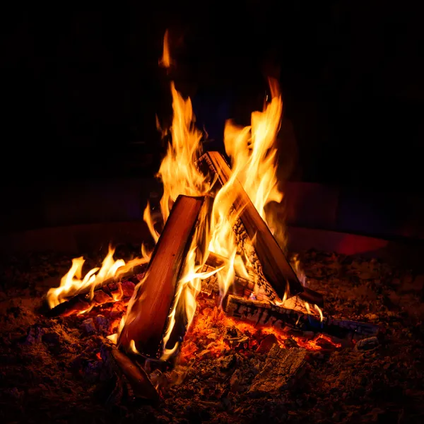 Camp fire — Stock Photo, Image