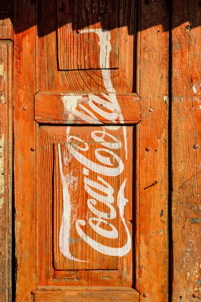 Coca-Cola-Werbung — Stockfoto