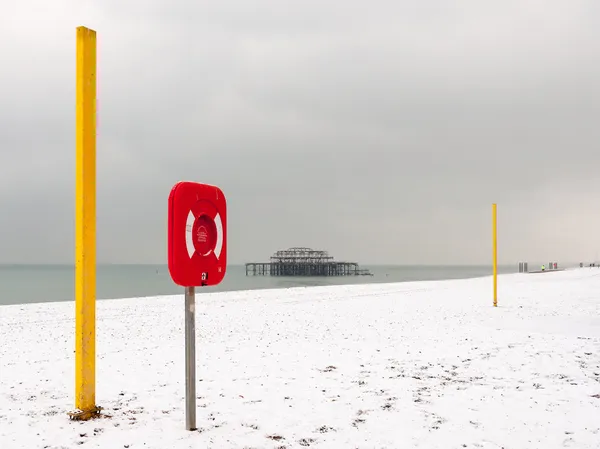 Brighton v zimě — Stock fotografie