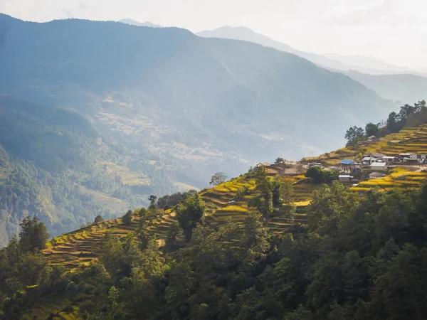 Paisagem nepalesa — Fotografia de Stock