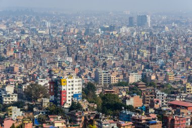 Katmandu görünümünden swayambhunath
