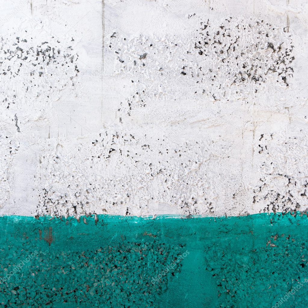 Green and white wall texture