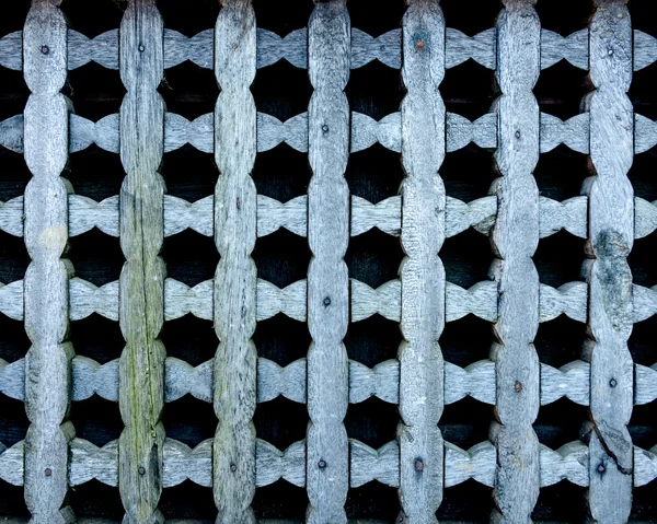 Detalhe da janela nepalesa de madeira — Fotografia de Stock