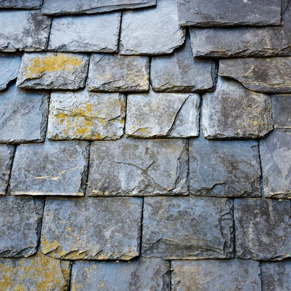 Slate roof detail — Stock Photo, Image