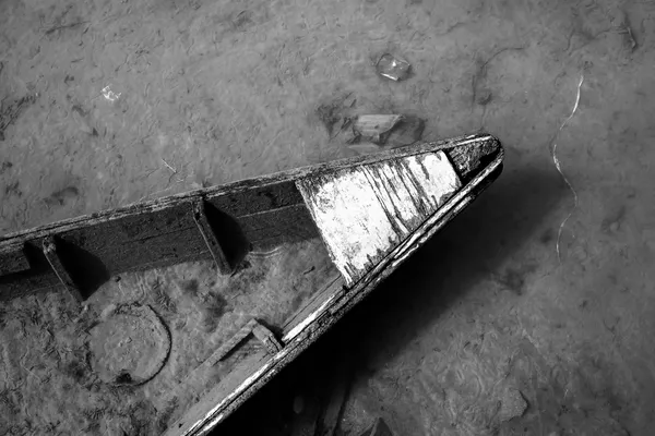 침 몰 한 배 — 스톡 사진
