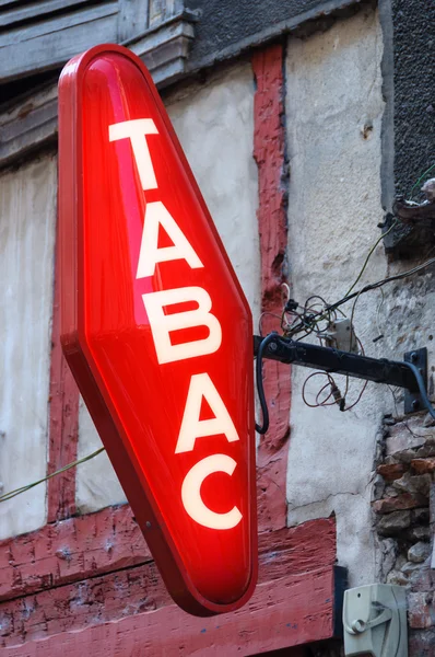 French tobacconist sign — Stock Photo, Image