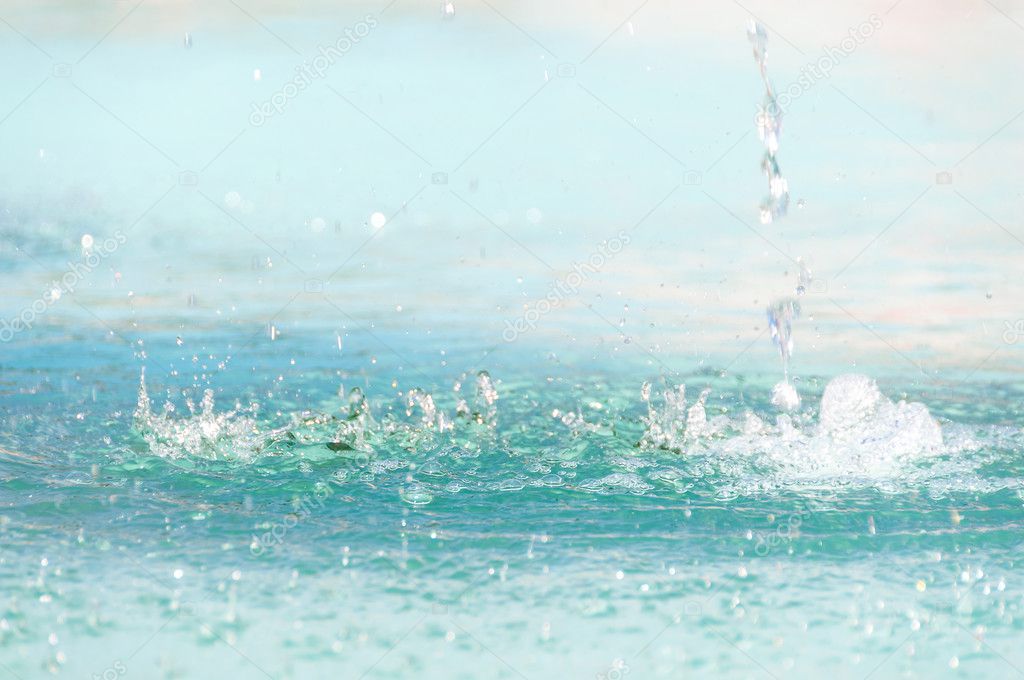 Water splashing