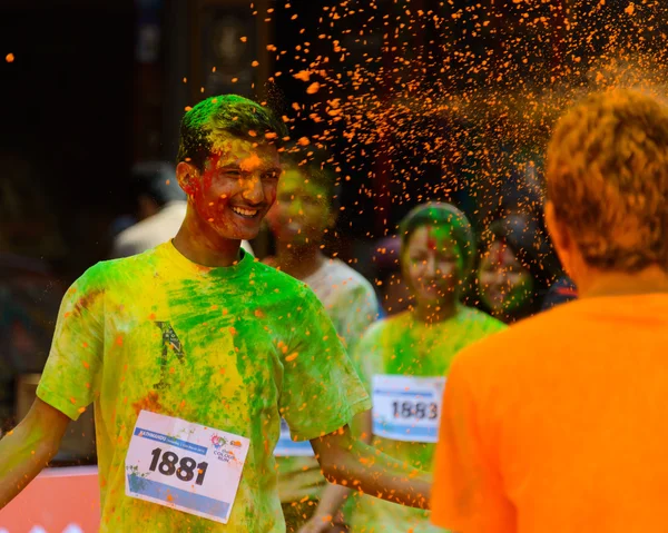 色はカトマンズで 2014年を実行します。 — ストック写真