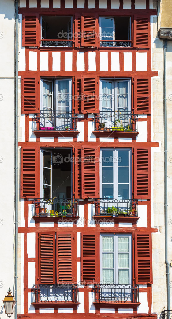 Building facade in Bayonne