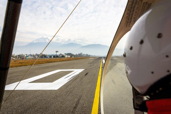 Ultralight ready for takeoff — Stock Photo, Image