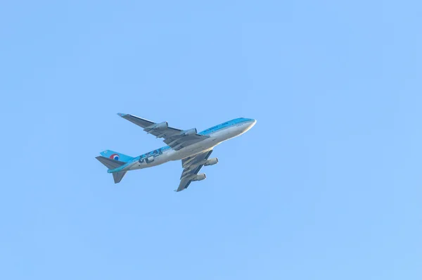 Koreanska air boeing 747 — Stockfoto