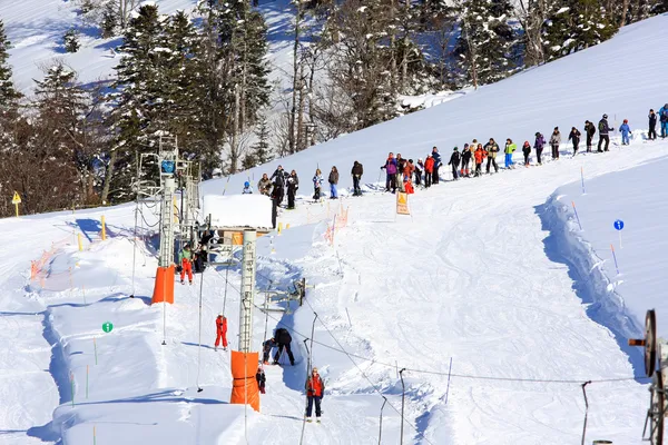 Ski snö — Stockfoto