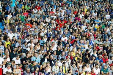 Odessa, Ukrayna - Ağustos 19, 2012: futbol gam izle