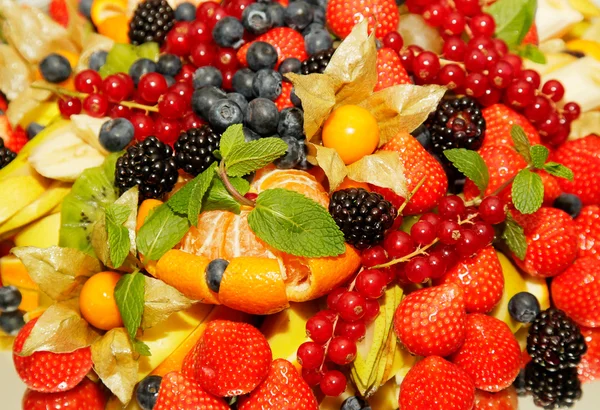 Fruits et baies frais variés — Photo