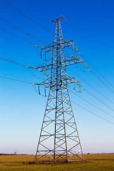 Torre de línea de transmisión de potencia —  Fotos de Stock