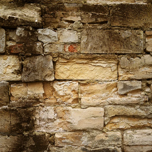 Texture muro di cemento. Vecchie mura di pietra di edifici della città — Foto Stock