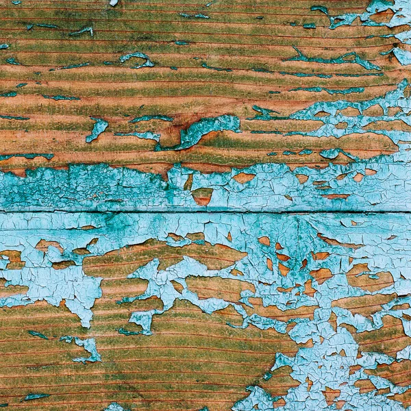 Gamla trä målade ljus blå rustik bakgrund — Stockfoto