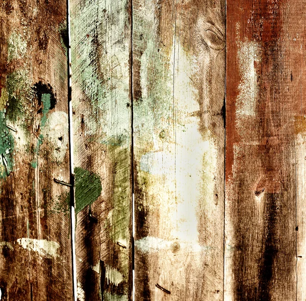 Burnt old wooden fence — Stock Photo, Image