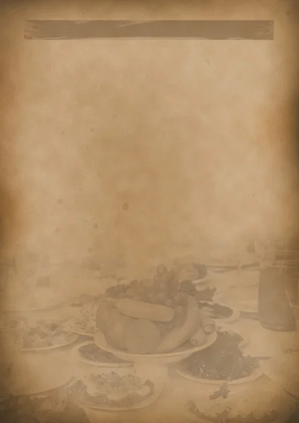 Старый чай Фон меню Винтажная бумага для любого дизайна — стоковое фото