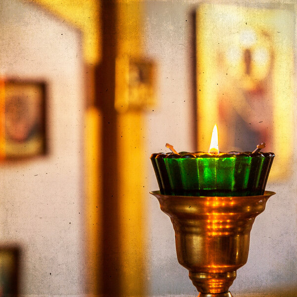 The image of subjects of church utensils
