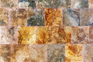 Dekoratif dokulu arka plan duvar mermer döşeme