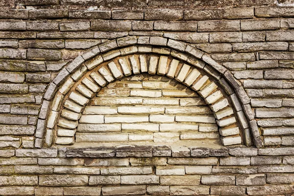 Wall Built Of Natural Stone — Stock Photo, Image