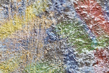 Retro arka planda kirli sıva taş duvar