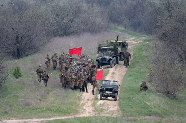 Odessa, Ucraina - 6 maggio: Frammento Ricostruzione eventi di combattimento i — Foto Stock