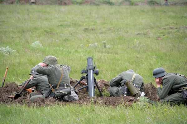 Одесса, Украина - 6 мая: Фрагментная реконструкция боевых действий i — стоковое фото