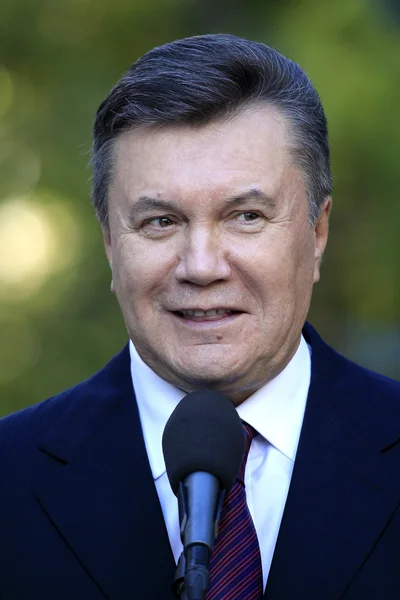 Odessa Outubro Presidente Ucrânia Viktor Yanukovych Durante Sua Visita Trabalho — Fotografia de Stock