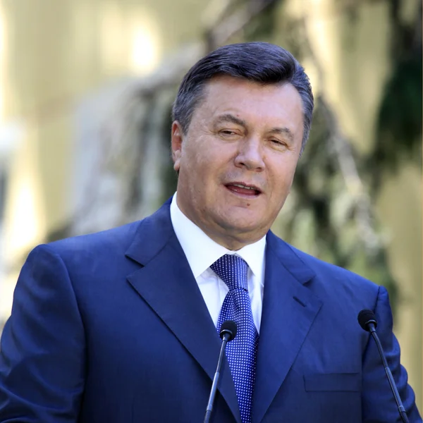 ODESSA - LOKAKUU 24: Ukrainan presidentti Viktor Yanukovych duri — kuvapankkivalokuva