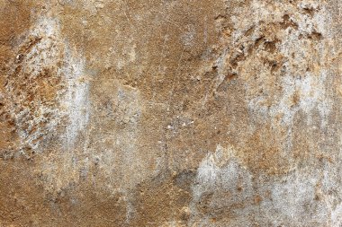 Retro arka planda kirli sıva taş duvar