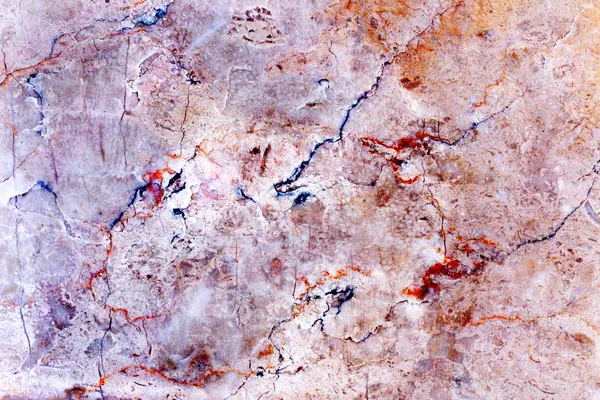 Natuurlijke Oude Gebarsten Roze Marmer Rots Patroon — Stockfoto