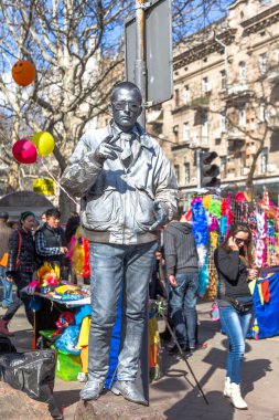 Odessa, Ukrayna - Nisan 1: insanlar kutlamak odessa apri mizah