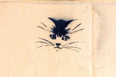 güzel yaratıcı grafiti sanatının eski dekorasyon 