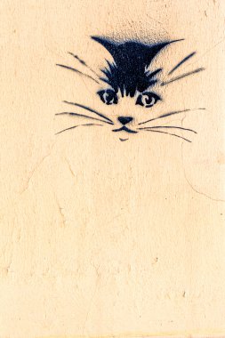 güzel yaratıcı grafiti sanatının eski dekorasyon 