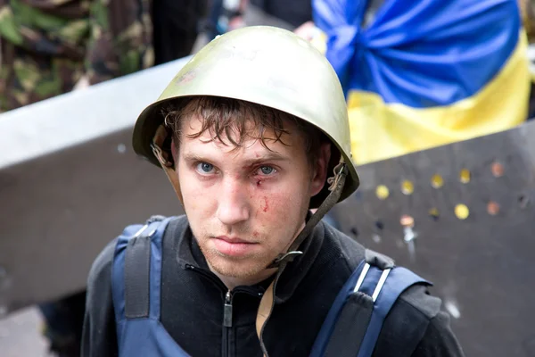 Odessa, Ukraina - den 2 maj, 2014: tragiska upploppen i centrala com — Stockfoto