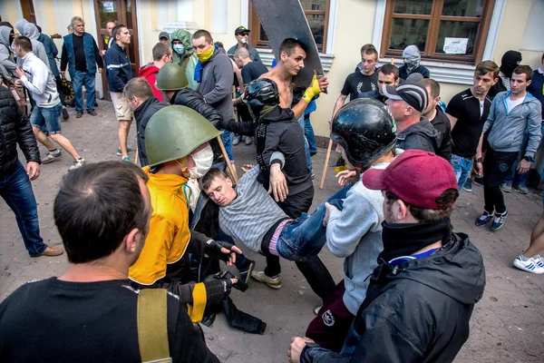 Οδησσός, Ουκρανία - 2 Μαΐου, 2014: το τραγικό ταραχές στο κέντρο της com — Φωτογραφία Αρχείου
