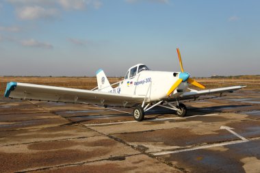 Odessa, Ukrayna - 26 Ekim 2011: sunu airshow küçük bir