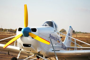 Odessa, Ukrayna - 26 Ekim 2011: sunu airshow küçük bir