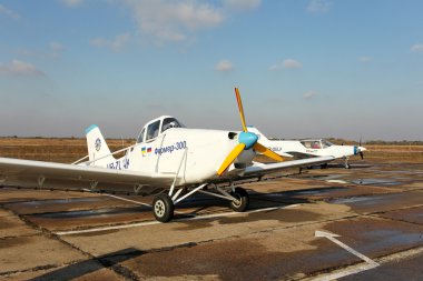 Odessa, Ukrayna - 26 Ekim 2011: sunu airshow küçük bir