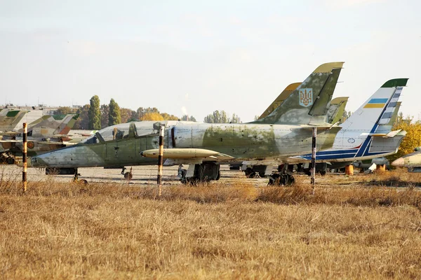 ODESSA, UKRAINE - JUNE 26 , 2011: Old broken military aircraft ,