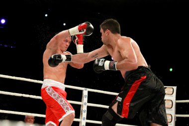 Odessa, Ukrayna-31 Mayıs 2014: Dünya ağır sıklet boks şampiyonu,