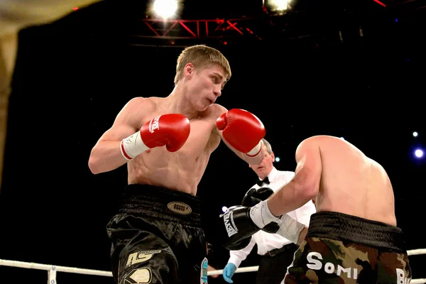 Odessa, Ukraine - May 31, 2014: The title professional bout vers — Stock Photo, Image