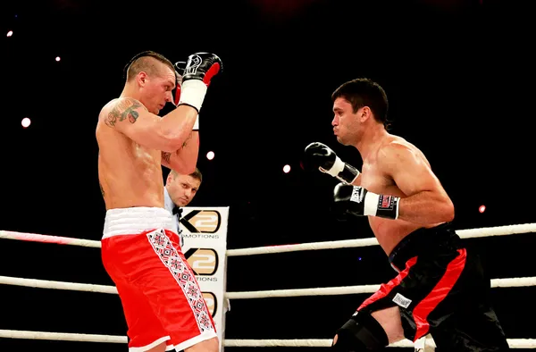 ODESSA, UKRAINE - 31 de maio de 2014: Campeão Mundial de Boxe Peso Pesado , — Fotografia de Stock